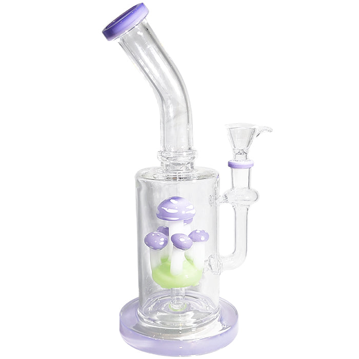 10 Inch 14mm Mushroom Banger Hanger Glass Water Pipe