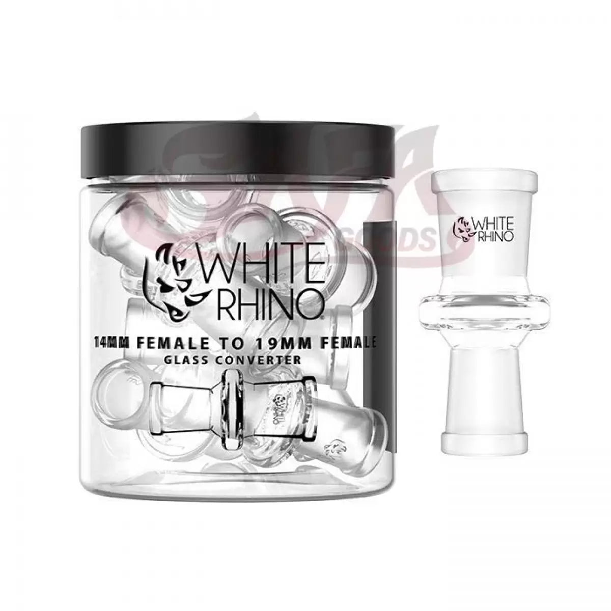 10ct Glass on Glass Converters Jar – White Rhino