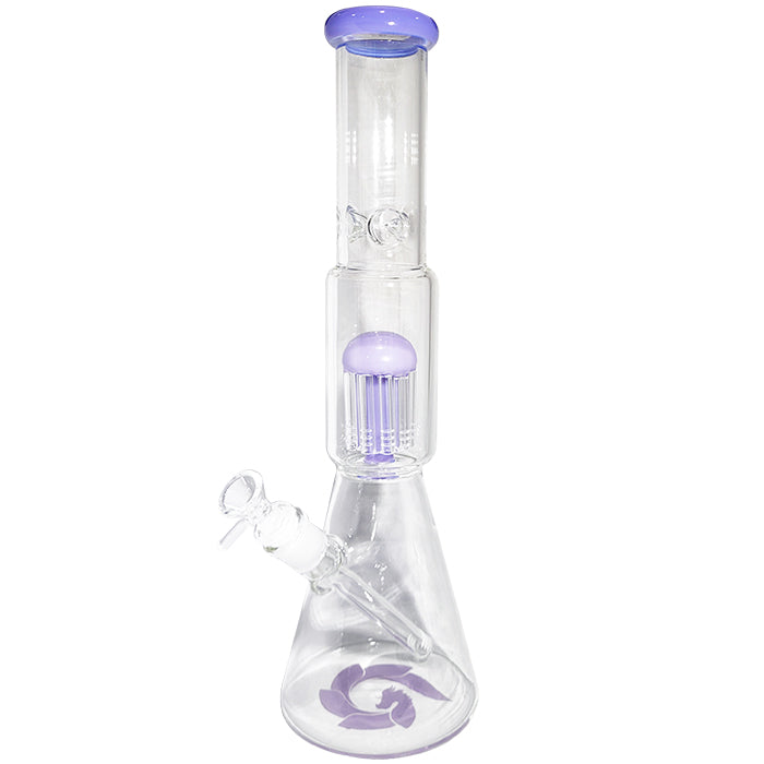 16 Inch Beaker Base Water Pipe with Percolator – Glass House