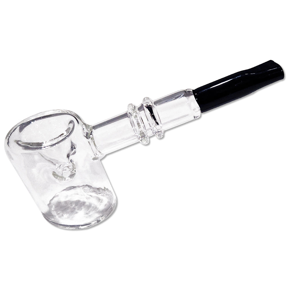 4-Inch Glass Corn Cob Pipe