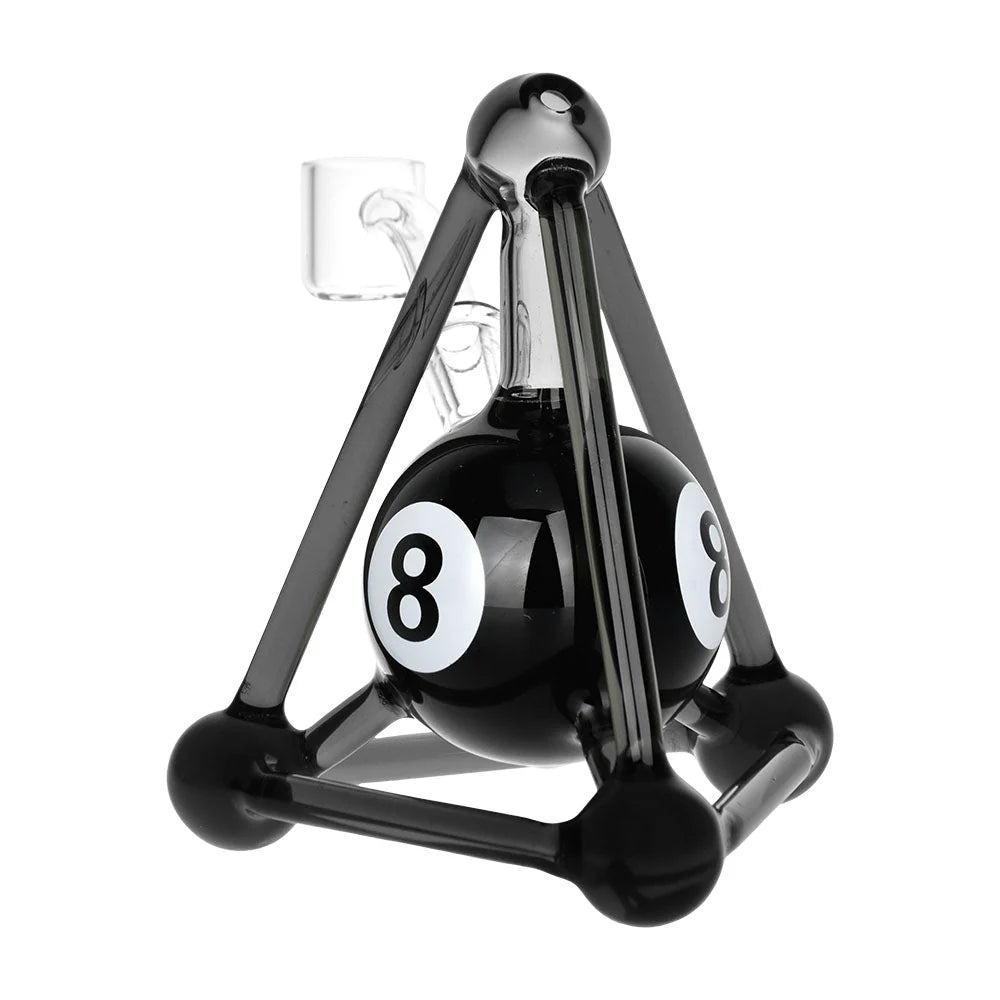 4.5" Corner Pocket Suspended 8-Ball Dab Rig – 10mm Female – Pulsar