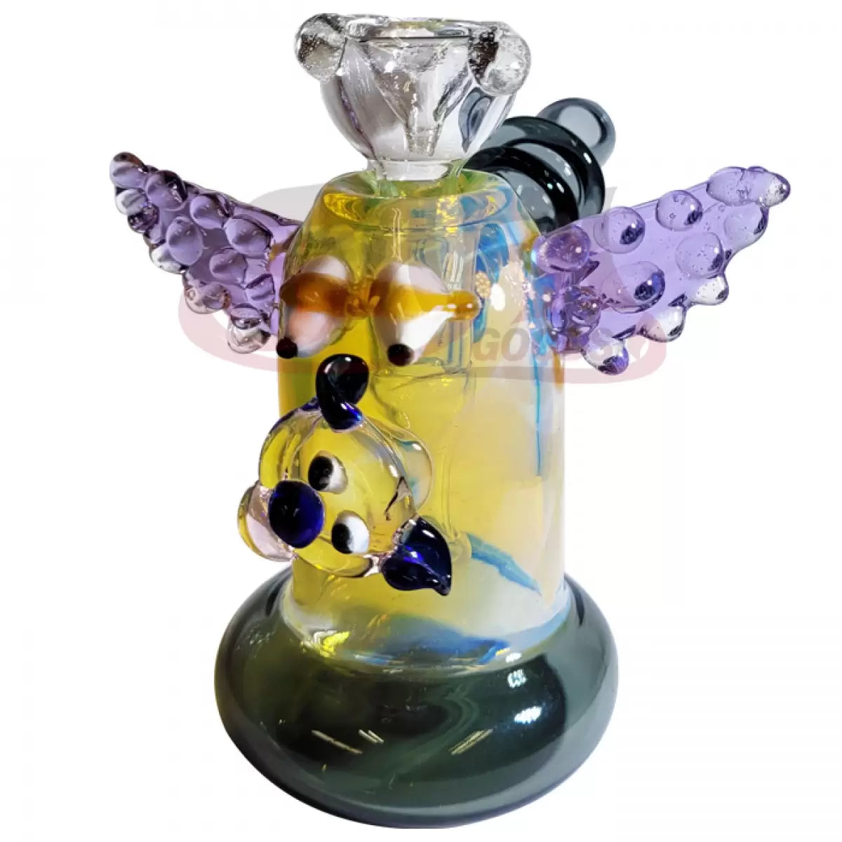 4" Bubbler with 2 Faces - Water Pipe
