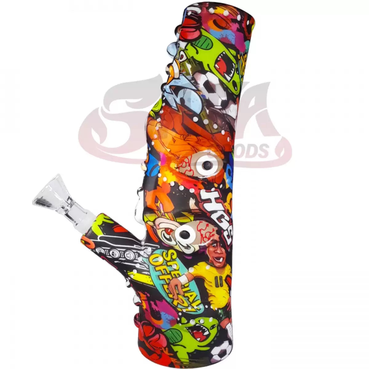 9 Inch Silicone Water Pipe – Alien Style