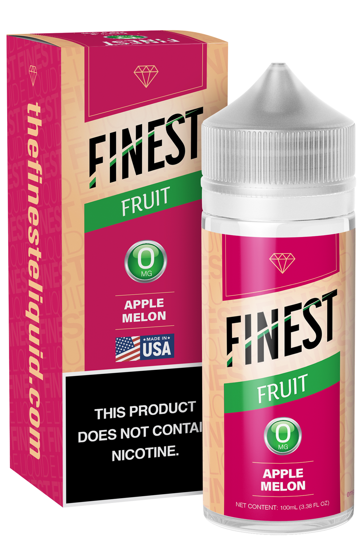 Apple Melon Freebase E-Liquid Fruit Edition 100ML - The Finest