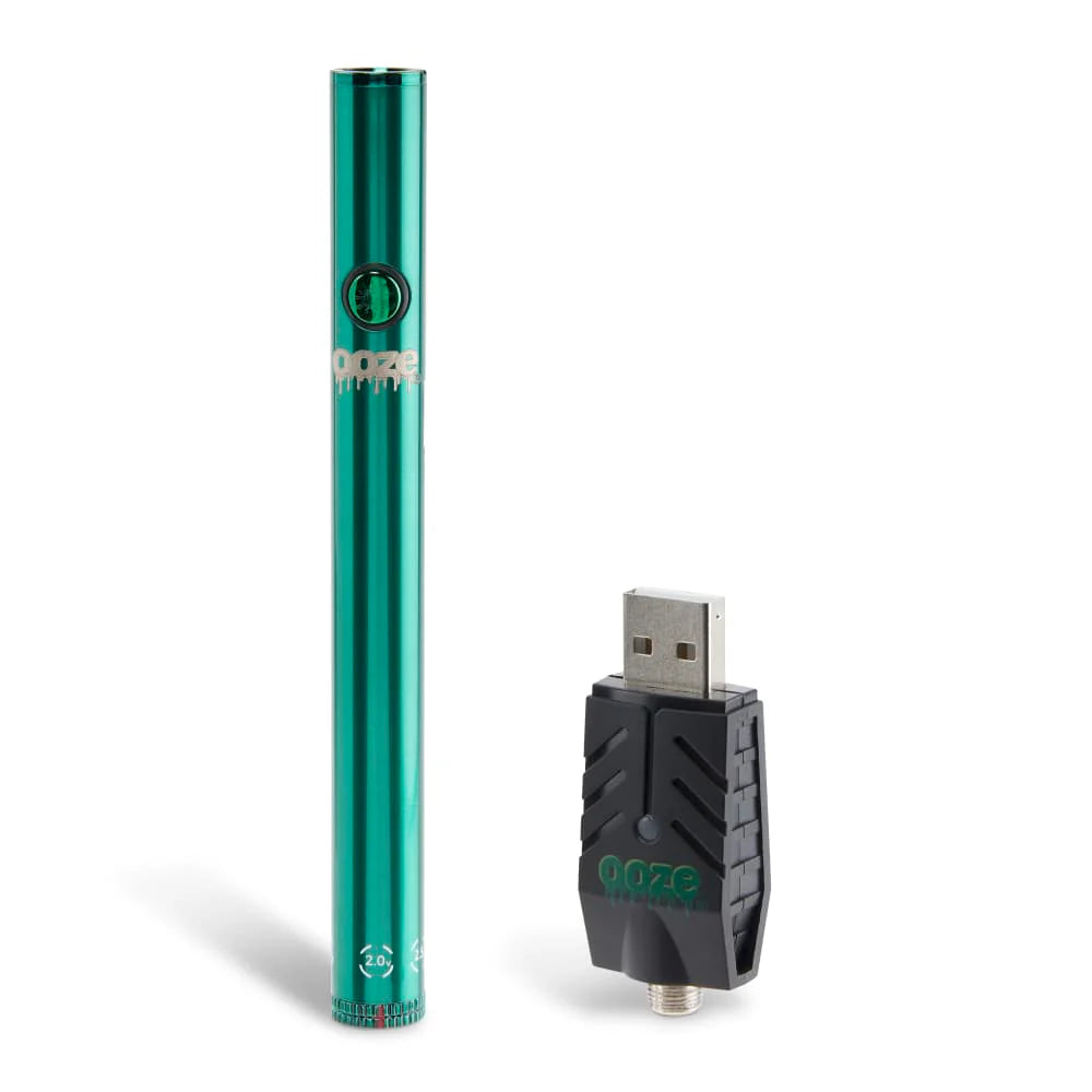 Aqua Teal Twist Slim Pen Battery 2.0 - Ooze
