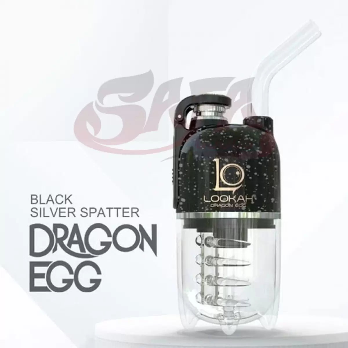 Black-Silver Spatter Dragon Egg Splatter Edition -Lookah
