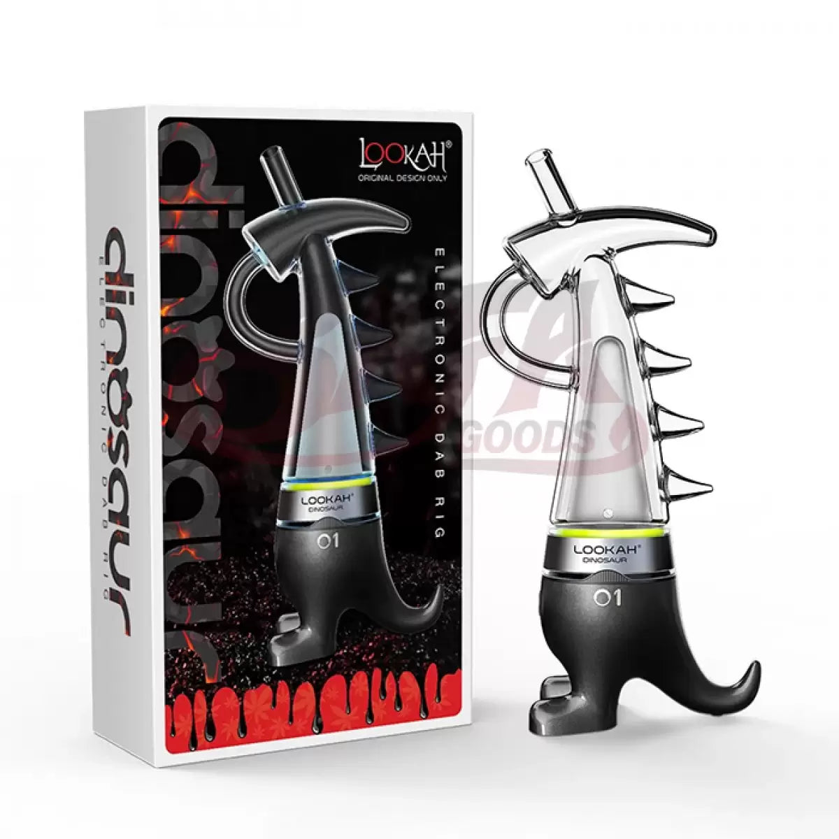 Black Dinosaur Electronic Dab Rig - Lookah