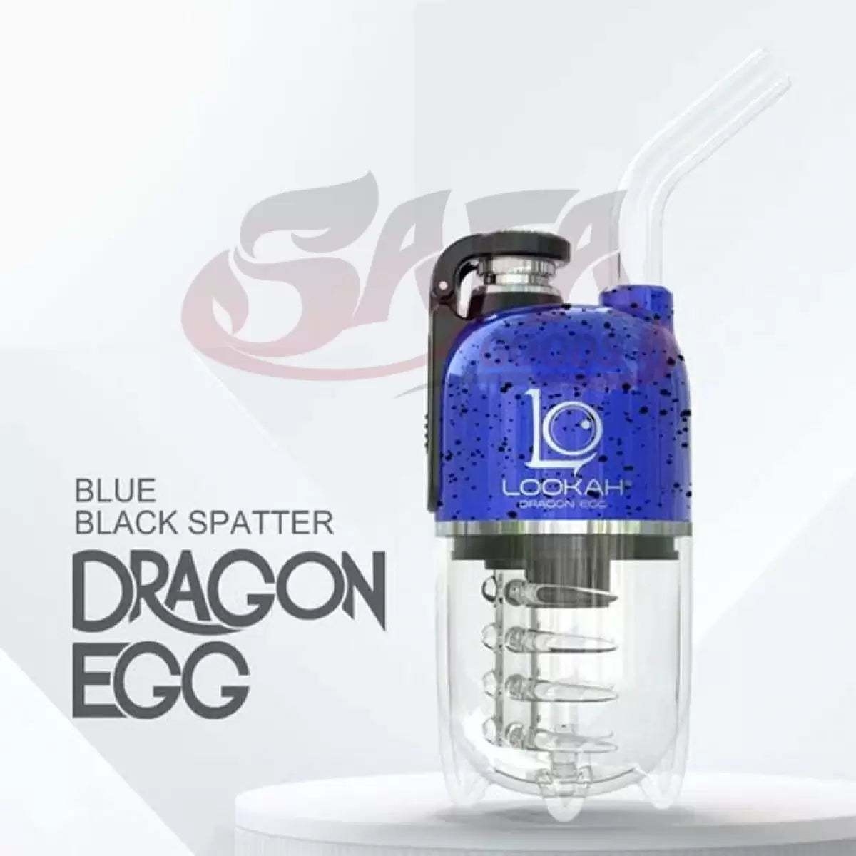 Blue-Black Spatter Dragon Egg Splatter Edition -Lookah