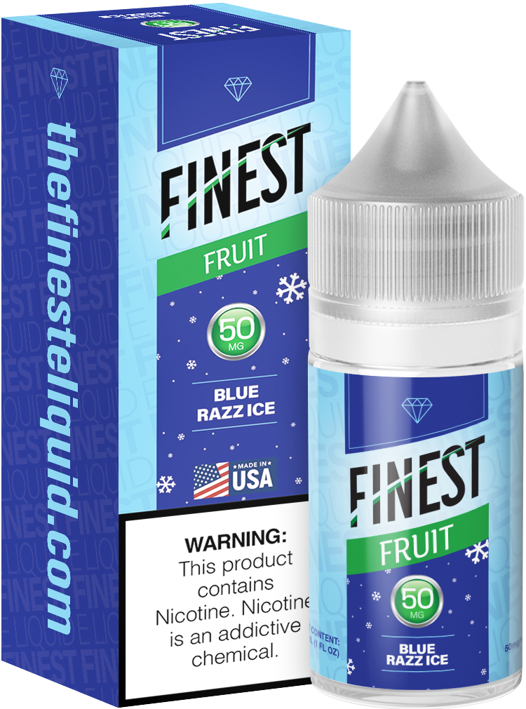 Blue Razz Ice Salt Nic E-Liquid Fruit Edition 30ML - The Finest