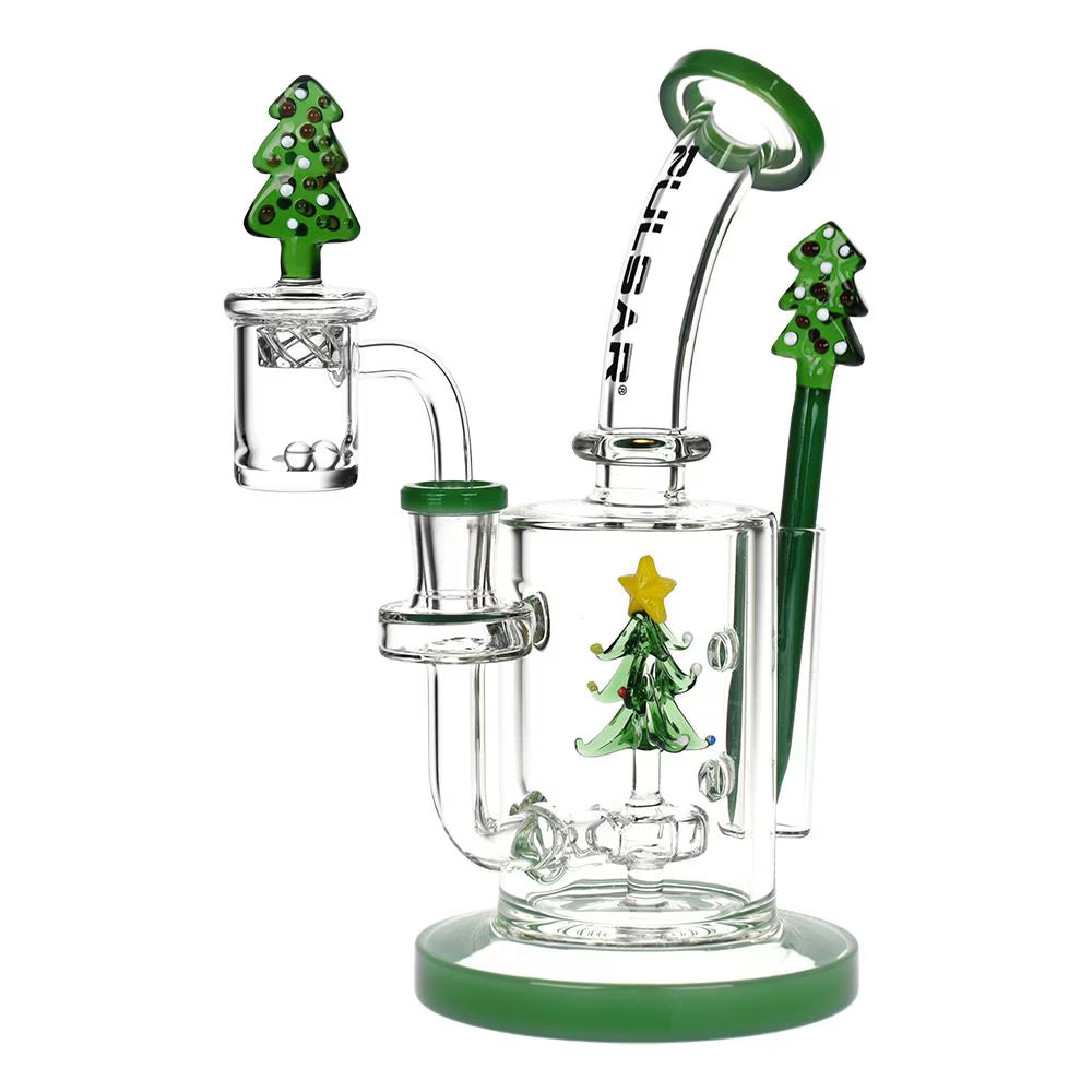 Christmas Trees 8.25" Dab Rig – Holidaze Collection – Pulsar