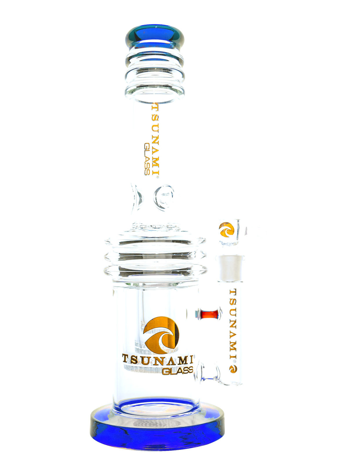 17" Tsunami Heart Style Triple Honeycomb Water Pipe