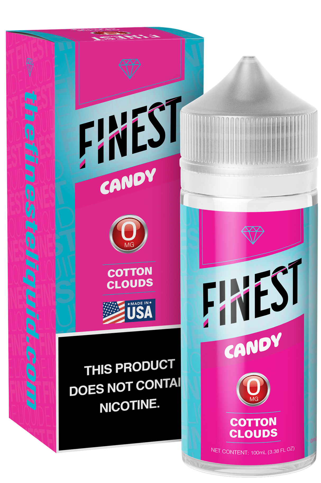 Cotton Clouds Freebase E-Liquid Candy Edition 100ML - The Finest