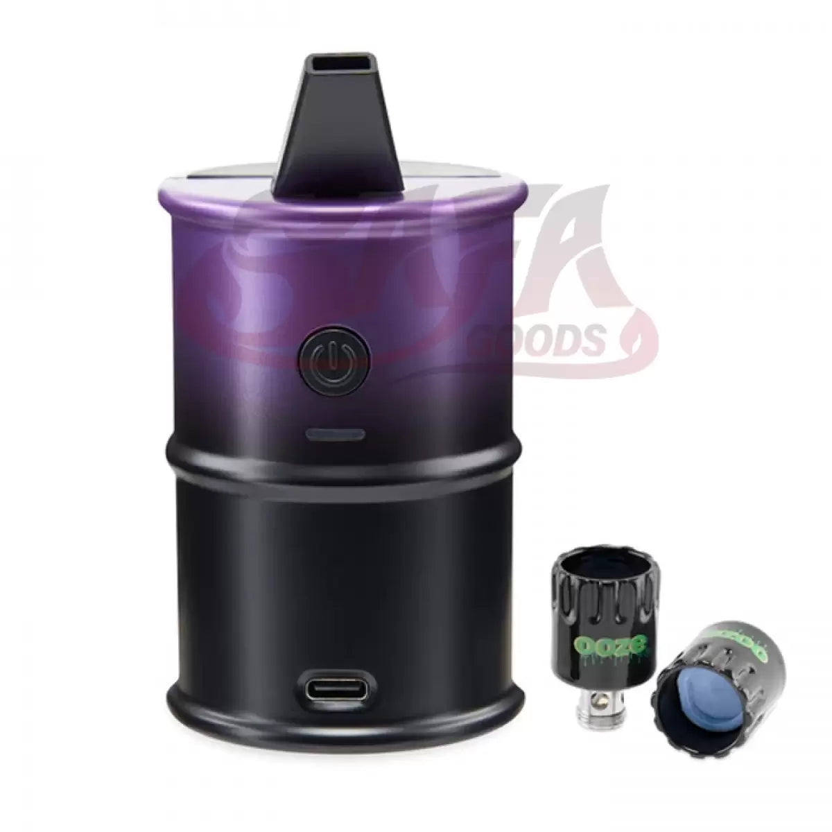 Galaxy Purple Electro Barrel - Dab Rig - Ooze