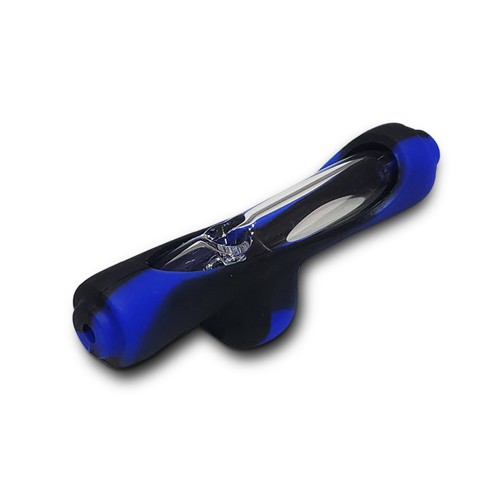 Glass Hand Pipes w/ Silicone Skin