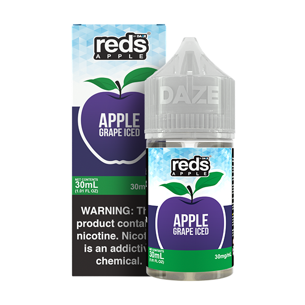 Grape Ice Salt Nic E-Liquid 30ML - Reds Apple