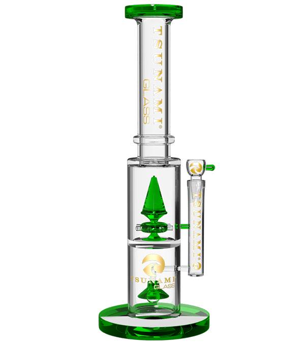 Green 15" Tsunami UFO Pyramid Sprinkler Water Pipe