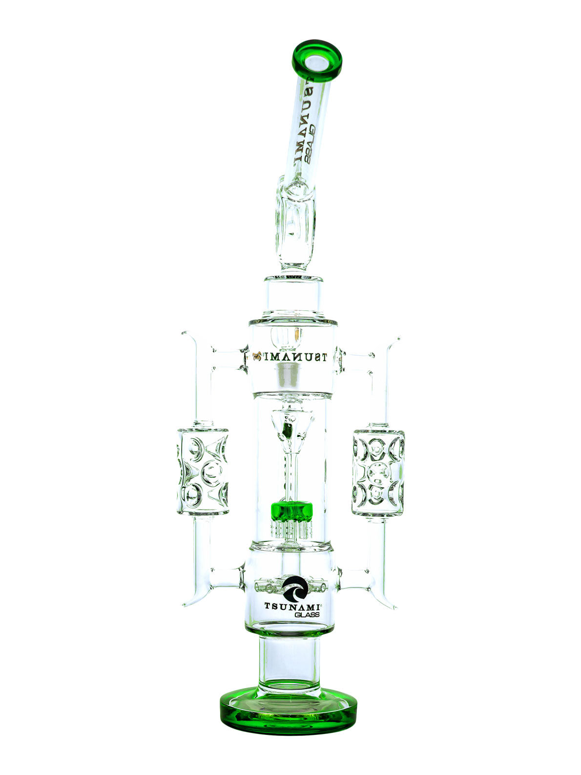 Green 20" Tsunami Sprinkler Shower Head Recycler Water Pipe