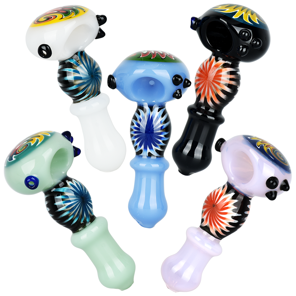 Intrinsic Flow 5" Glass Spoon Pipe – Asst. Colors (10PC)