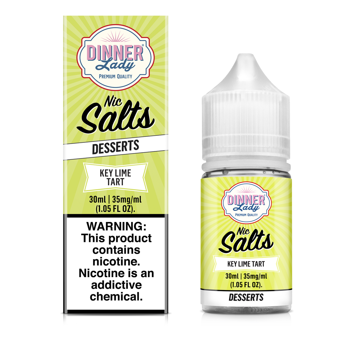 Key Lime Tart Salt Nic E-Liquid 30ML - Dinner Lady