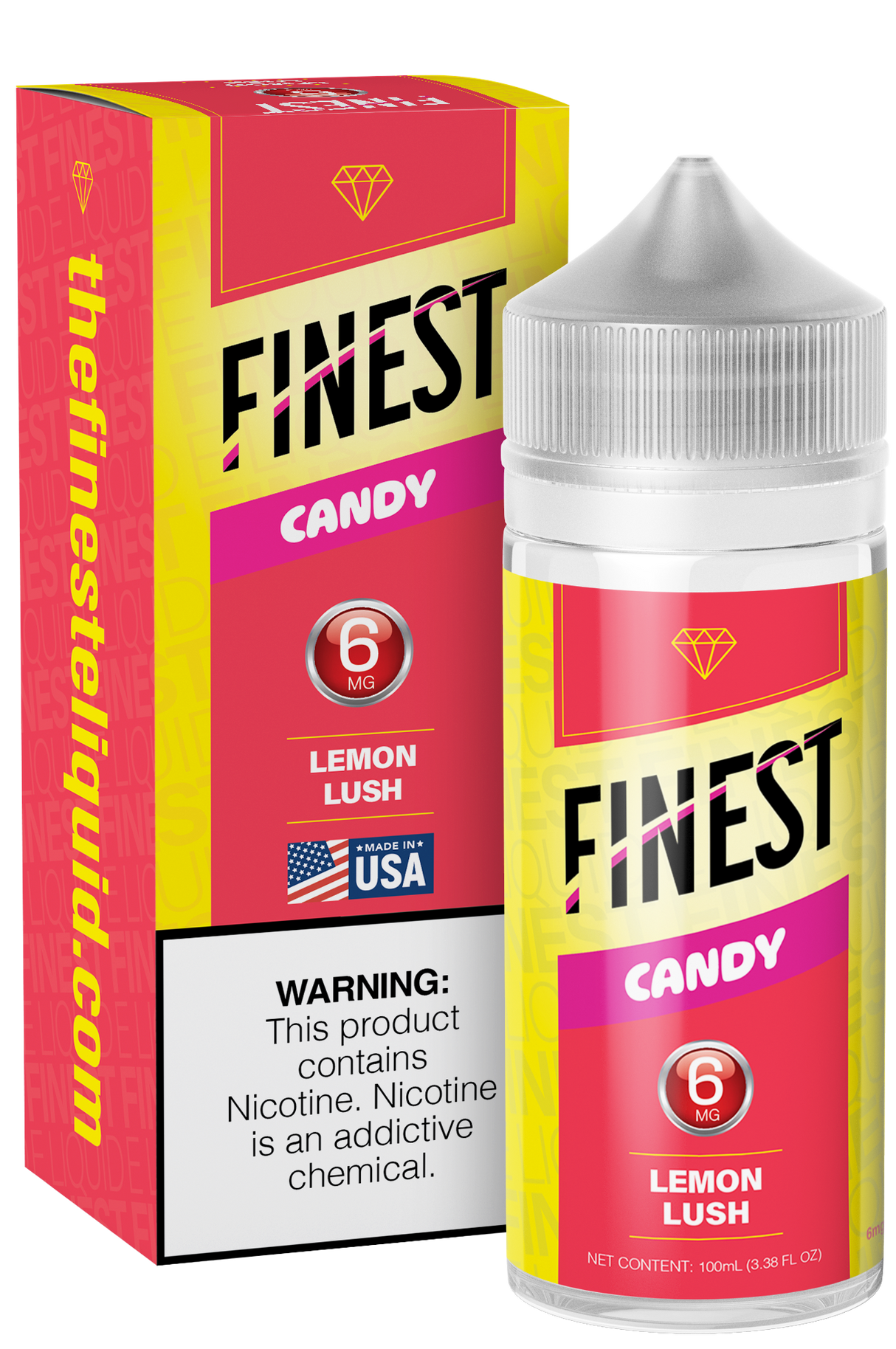 Lemon Lush Freebase E-Liquid Candy Edition 100ML - The Finest