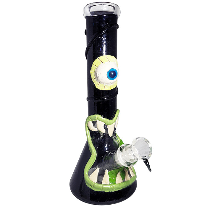 Monster Beaker Design Glass Water Pipe