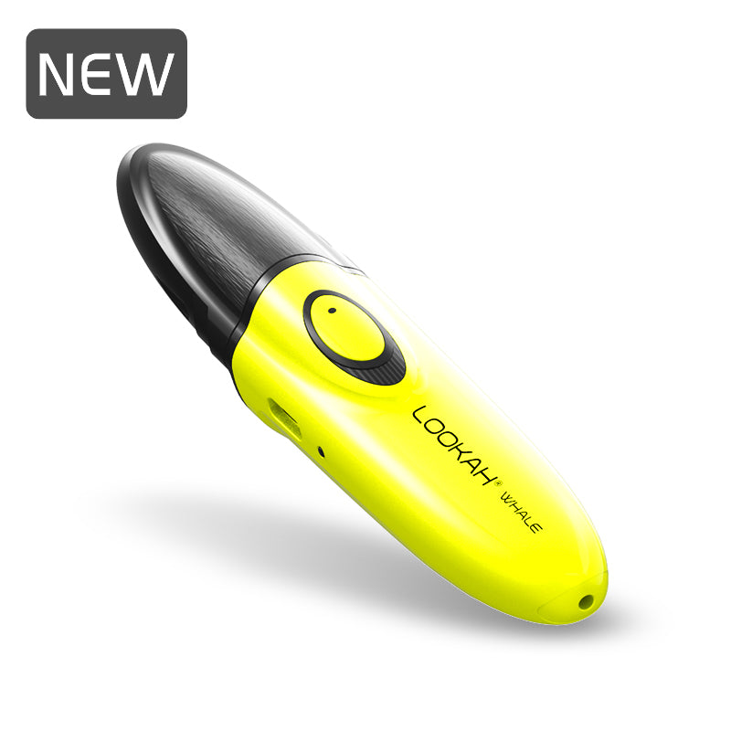 Neon Green Whale Electric Dab Straw - Lookah