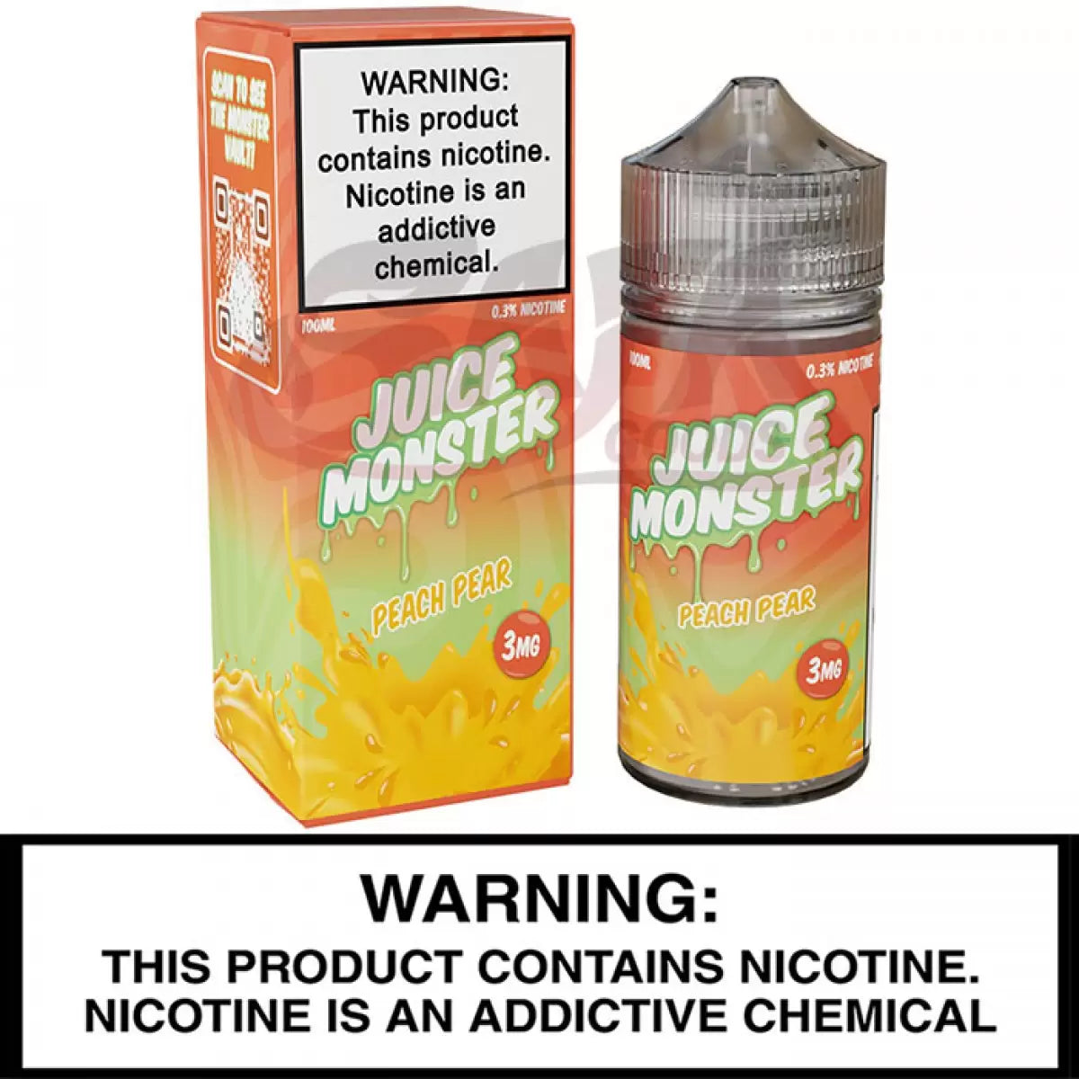 Peach Pear Juice Monster Freebase E-Liquids 100ML