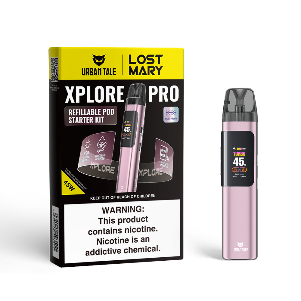 XPLORE PRO Refillable Pod Kit - Urban Tale x Lost Mary