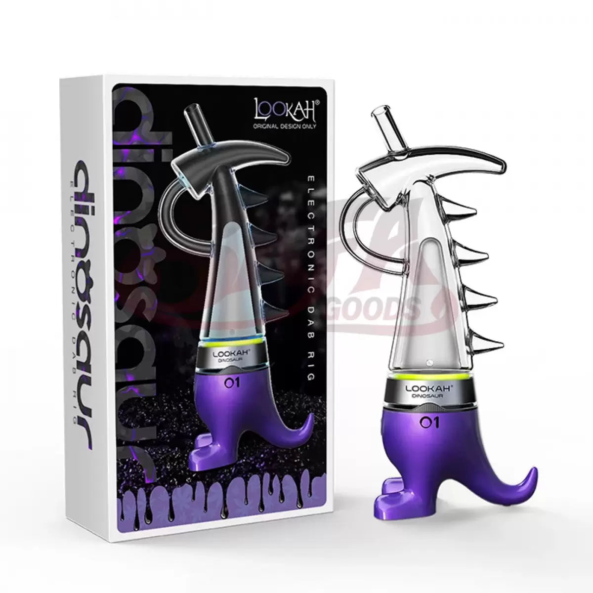 Purple Dinosaur Electronic Dab Rig - Lookah