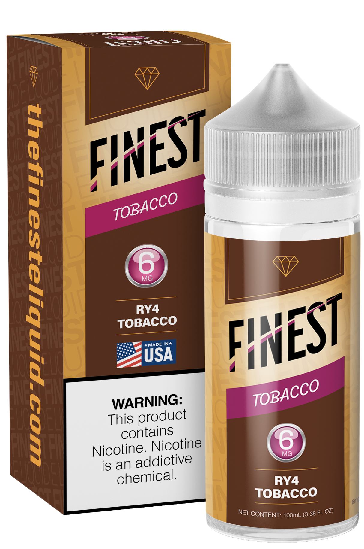 RY4 Tobacco Freebase E-Liquid Tobacco Edition 100ML - The Finest