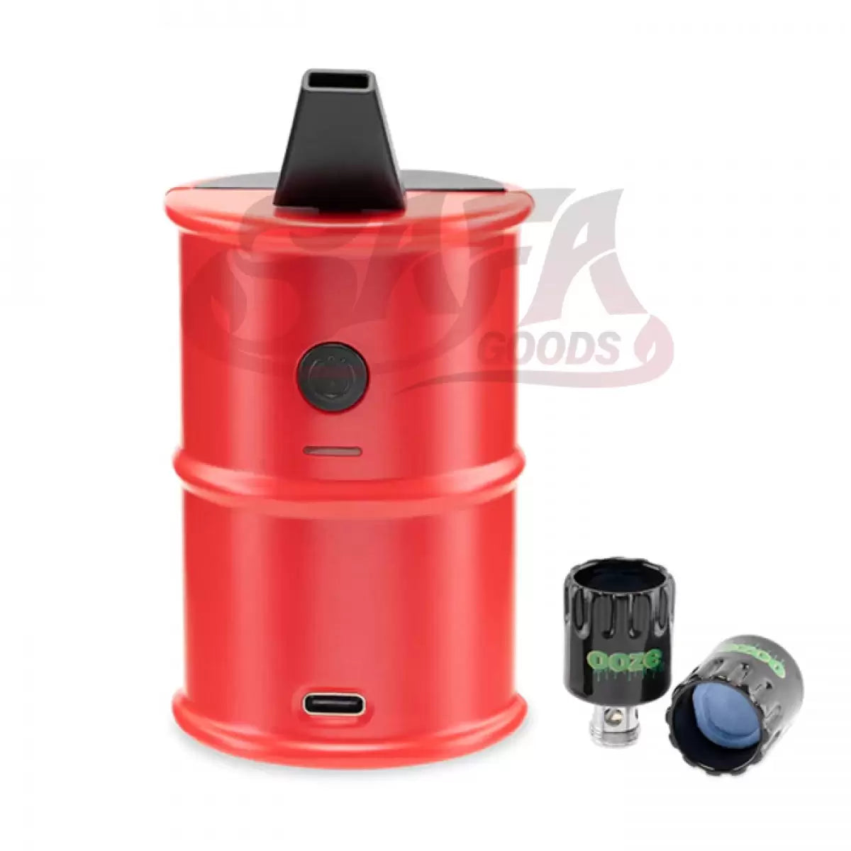 Red Electro Barrel - Dab Rig - Ooze