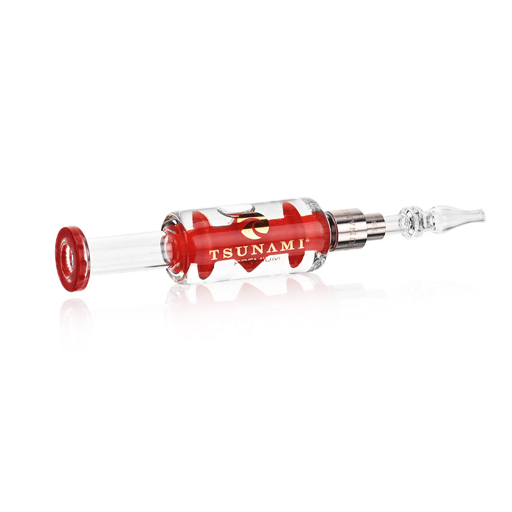 Red Mushroom Edition Glass Nectar Collector - Tsunami