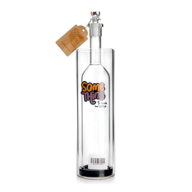 Something Glass Waterpipe - 12" W Gravity Bong