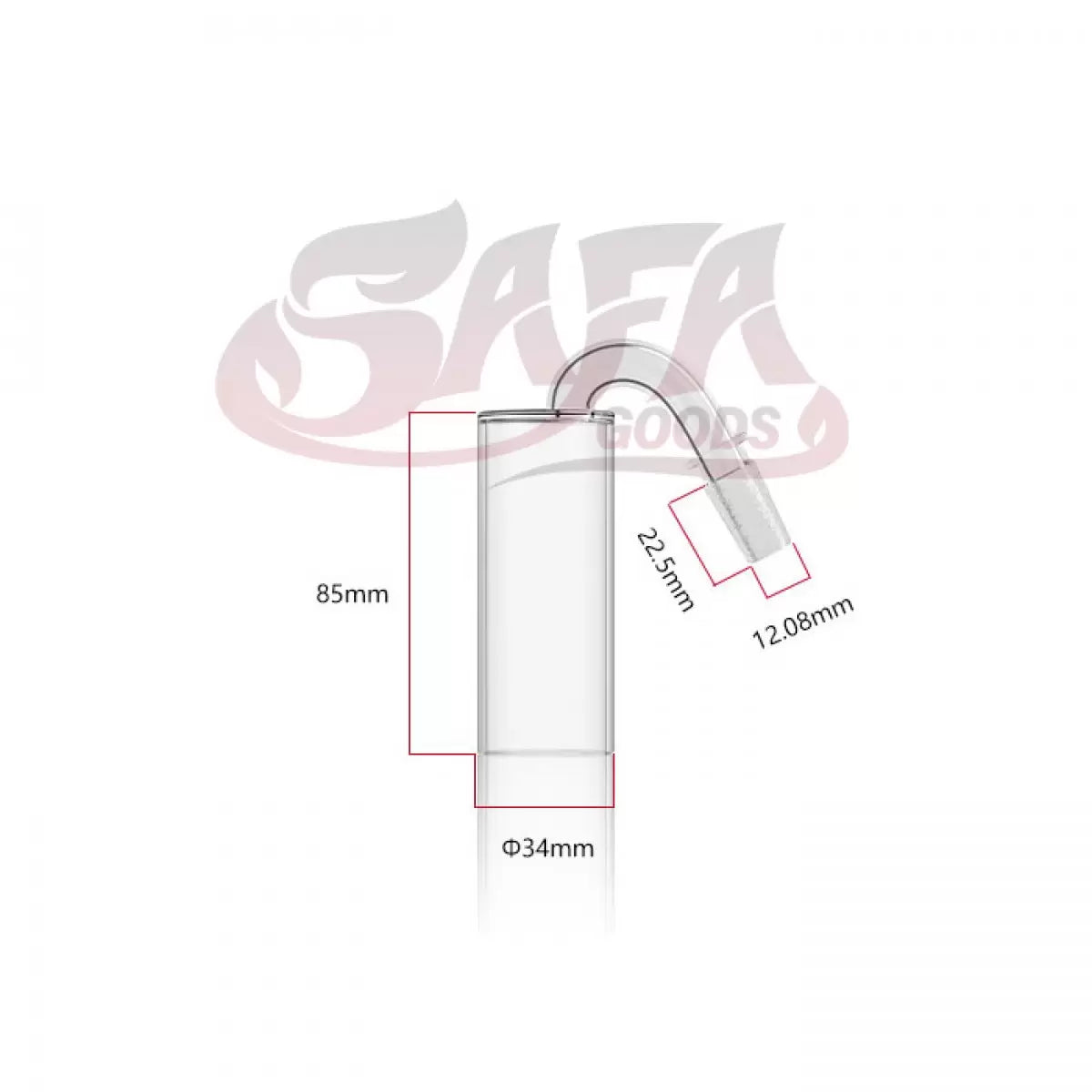Starship Glass Water Pipe Attachment - Hamilton Devices