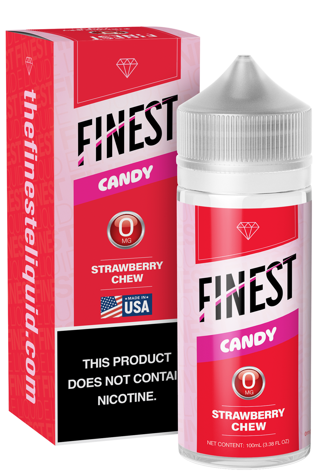 Strawberry Chew Freebase E-Liquid Candy Edition 100ML - The Finest