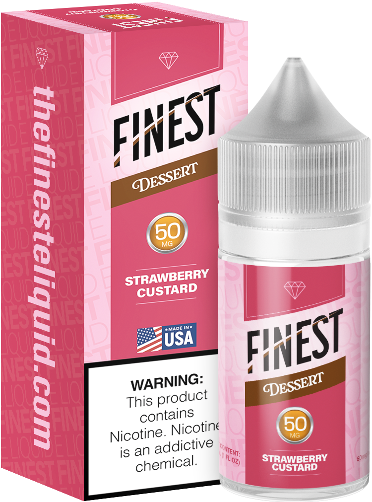 Strawberry Custard Salt Nic E-Liquid Dessert Edition 30ML - The Finest
