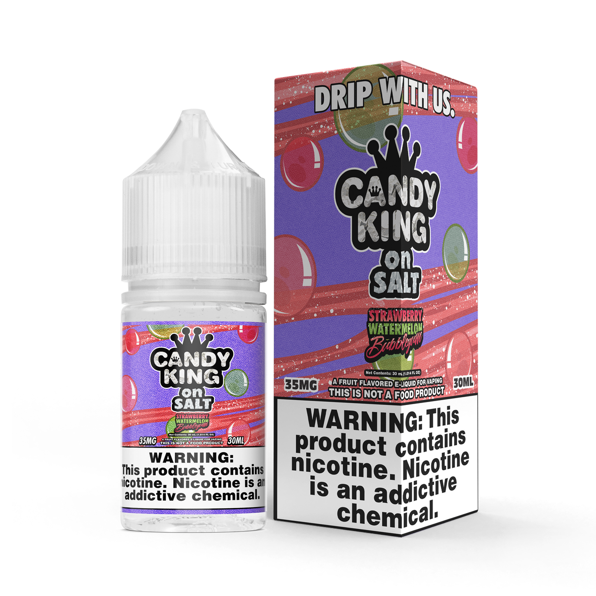 Strawberry Watermelon Candy King Salt Nic E-Liquid - 30ML