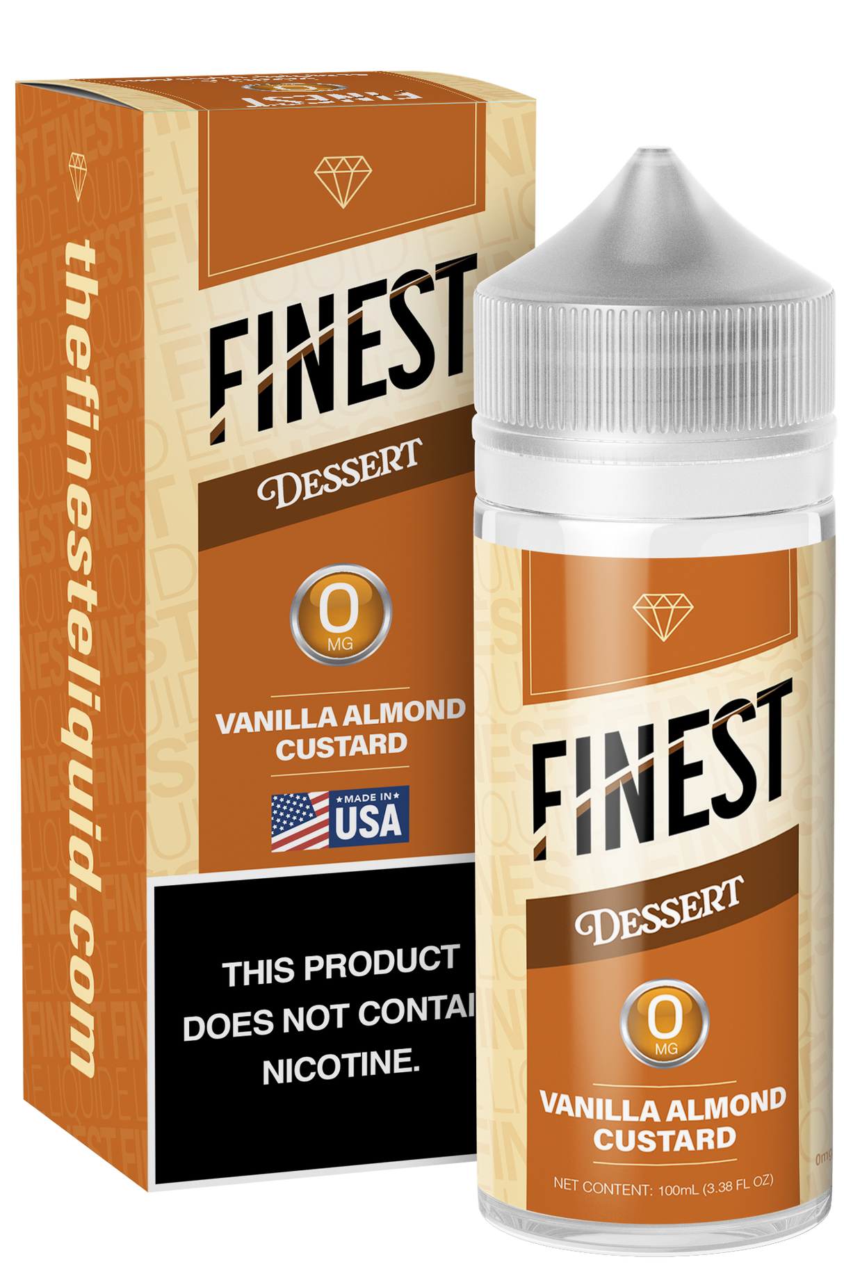 Vanilla Almond Custard Freebase E-Liquid Dessert Edition 100ML - The Finest