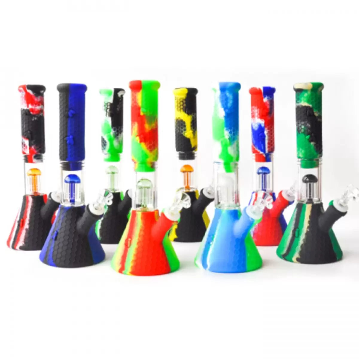 10.5 Inch Durable Silicone Beaker Water Pipe