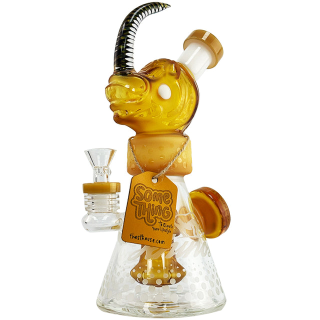 10" Rhino Head Design Glass Water Pipe – Something Glass