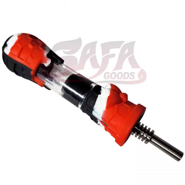 10mm Portable Silicone Nectar Collector with Steel Nail
