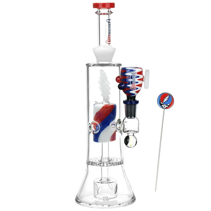 11.25" Grateful Dead x Pulsar Lightning Bolt Water Pipe – 14mm F