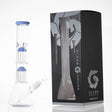 14" Double Perc Beaker Water Pipe - Glass House
