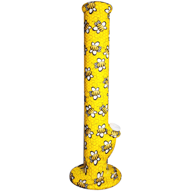 14 Inch Silicone Water Pipe – Straight Tube – Mixed Colors