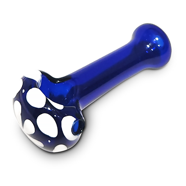 2.5-Inch Glass Hand Pipe – Polka Dot Design