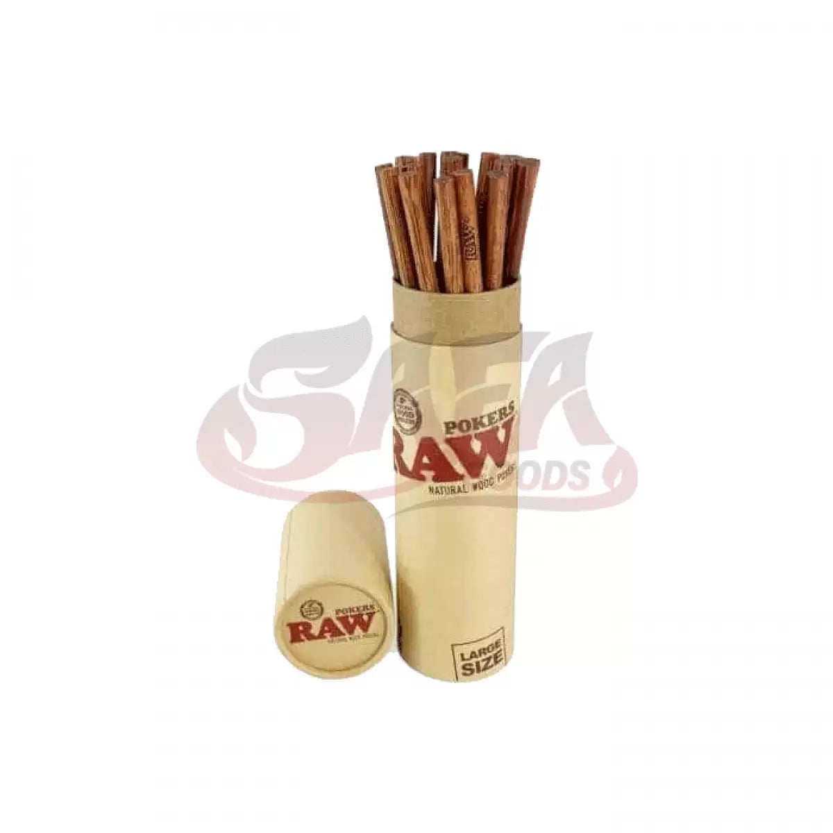 20PC Large Wooden Pokers – RAW