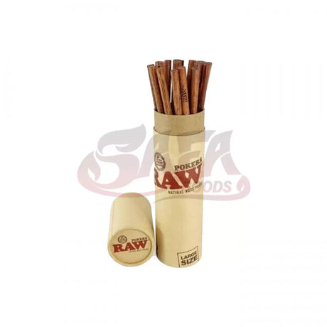 20PC Large Wooden Pokers – RAW