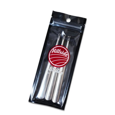 3PC Small Stainless Steel Pitchfork Dabber Kit – Hillside Glass