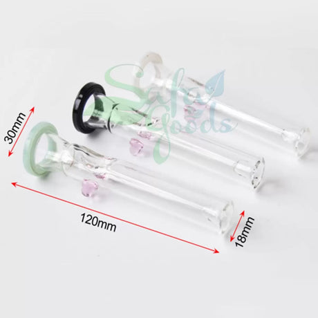 4.7 Inch Classic Glass Chillum Pipe