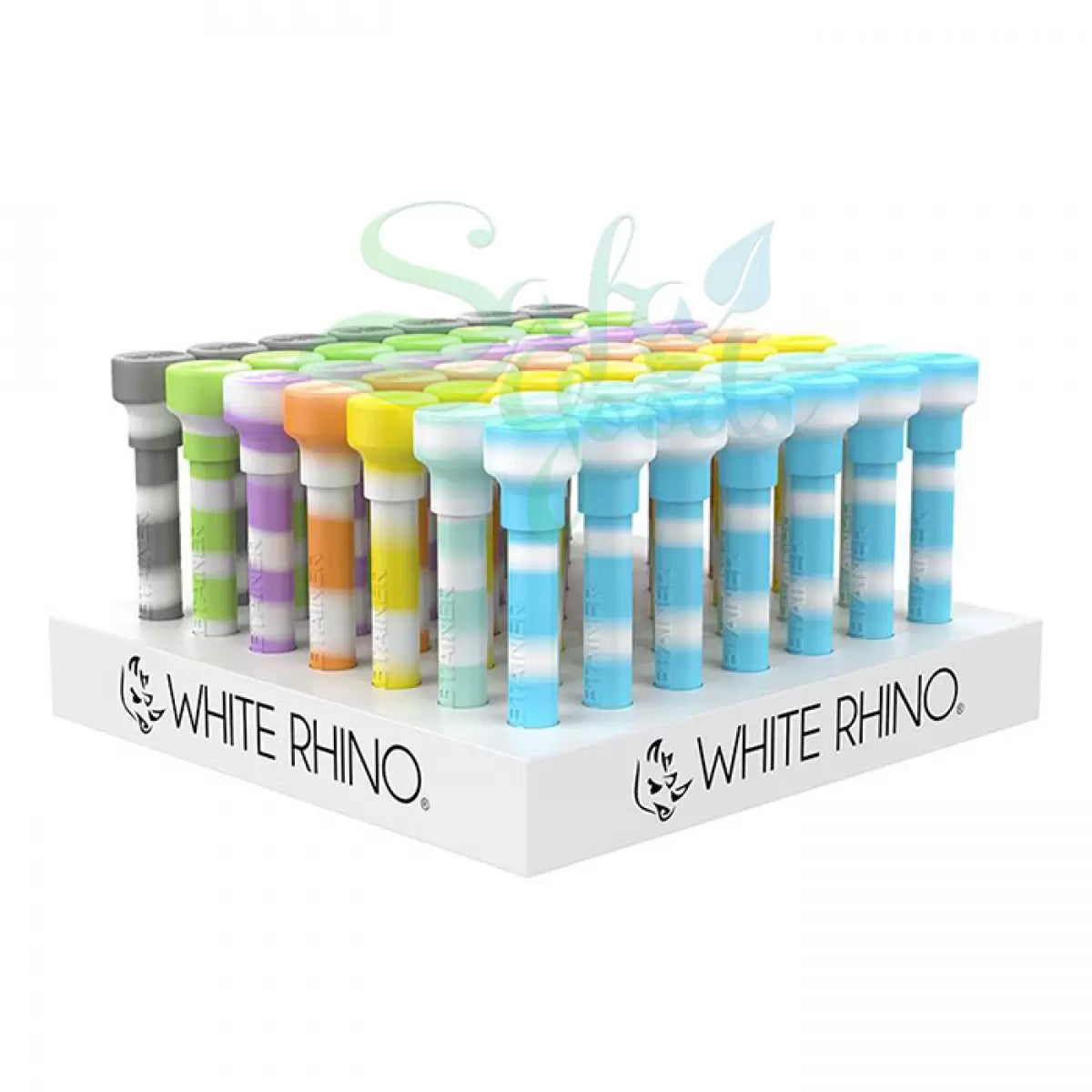49ct Dabtainer Silicone & Glass Dab Kit Set – White Rhino